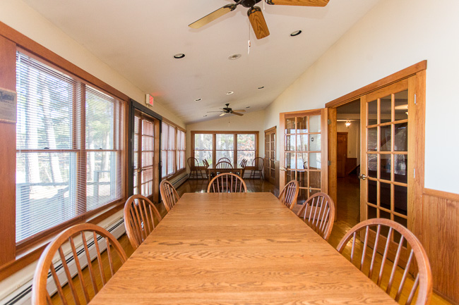 Banquet Table on the Back Porch
