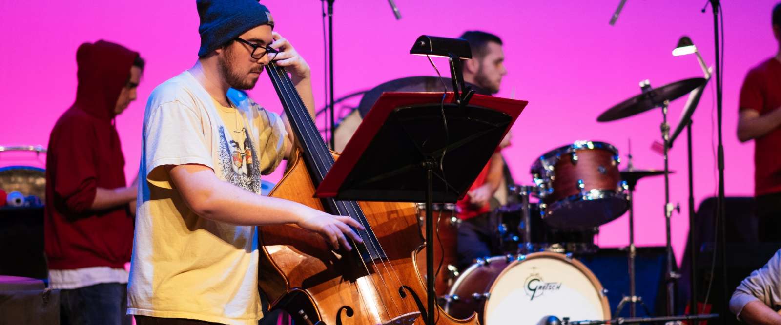 Fall Jazz concert rehearsal