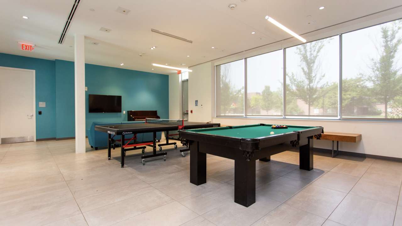 Recreation room in The Commons