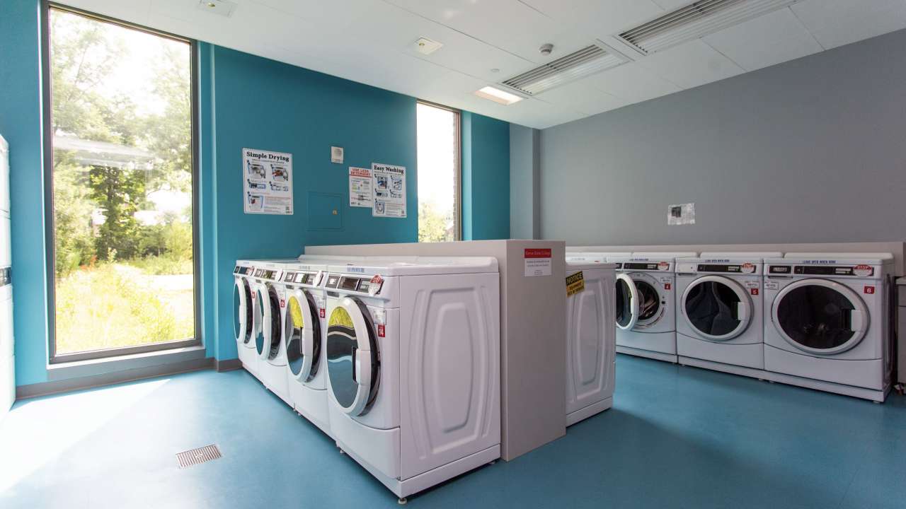 Laundry room in The Commons