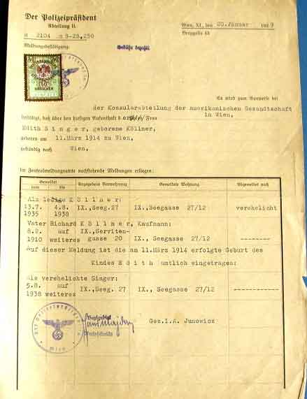 Jan. 20, 1939. Police document.