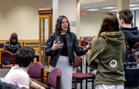 The certificate program, noted Dr. Ashley Greene, above, is distinct in its inclusion of students from non-traditional education pathways, including those without an undergraduate degree.